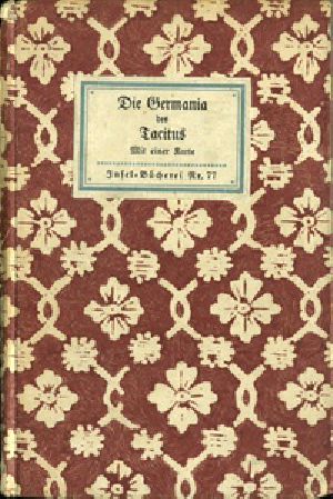 [Gutenberg 39573] • Die Germania